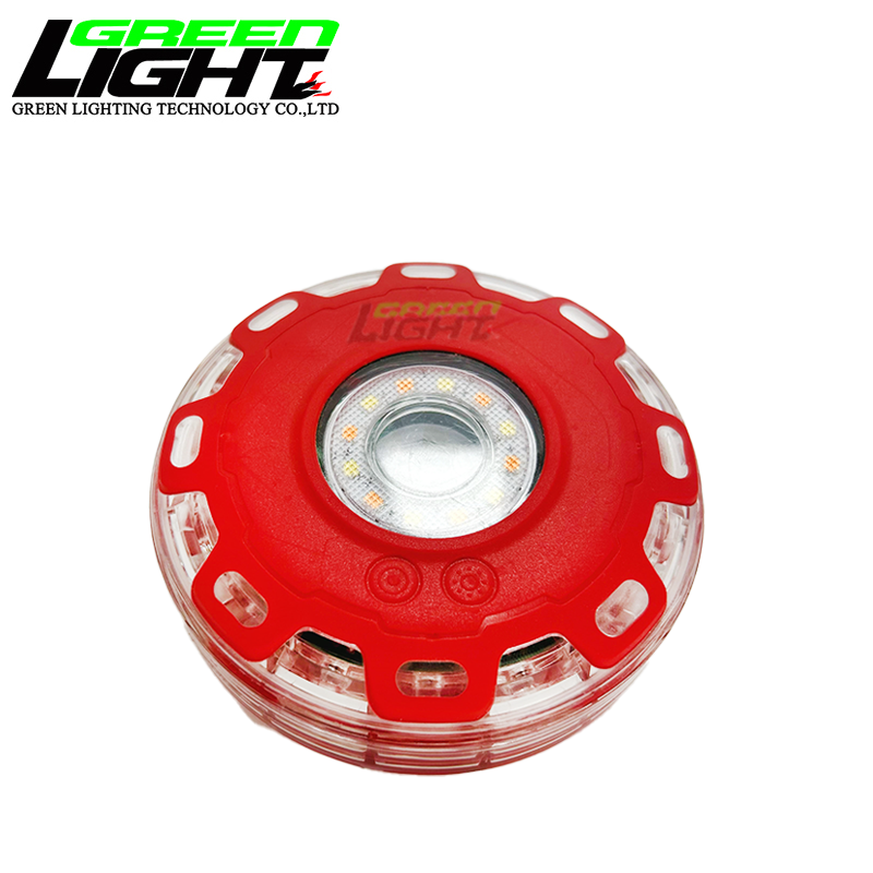 LED Warning Light designed for high visibility up to 1600 meters underwater with rechargeable battery and multiple colors