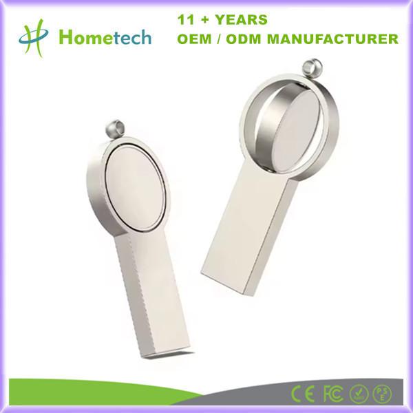Super Mini Metal USB 3.0 Flash Drive Pen Personalizado 4GB 8GB 16GB 32GB 64GB 128GB USB Stick para presentes