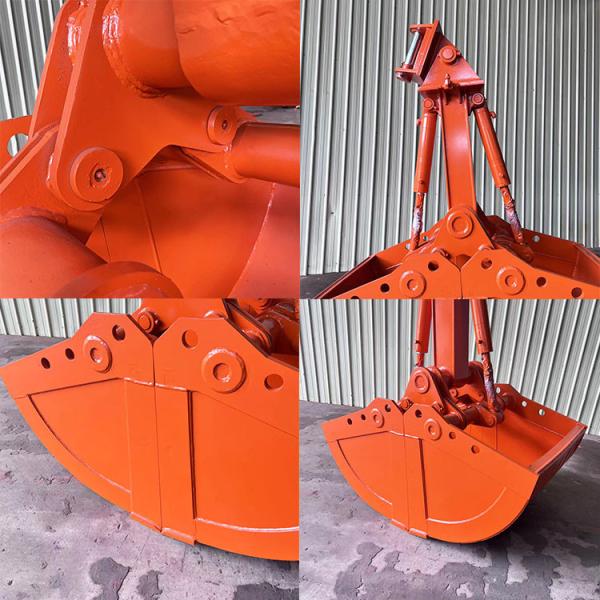 Construction Works Clamshell Bucket Use In Telescopic Arm For Mini 10-12 Ton Excavator