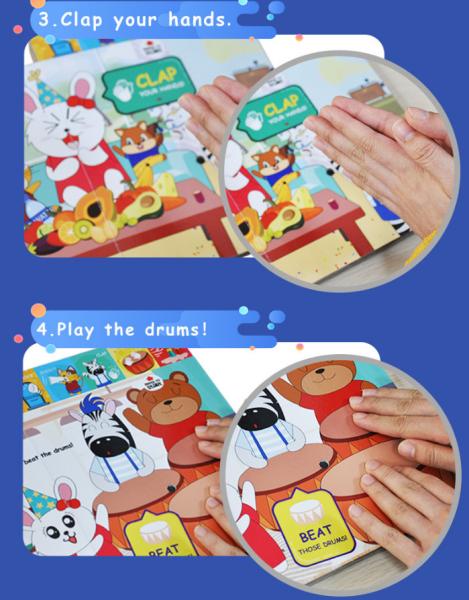 12pages Children Baby Kids Toy Story Sound Book Ellie'S Big Day 1.05 Pounds