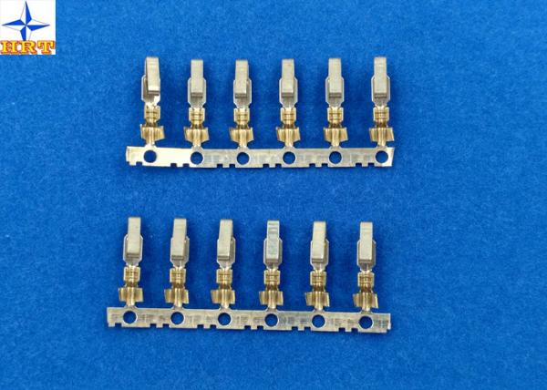 Wire Connector Terminals Pitch 3.96mm With Brass / Phosphor Bronze Contact for Molex 3069 Housing