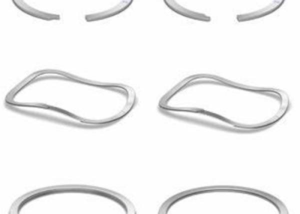 M3 M4 Metal Washer SS304 SS316 Stainless Steel Spring Retaining Rings For Bore GB893