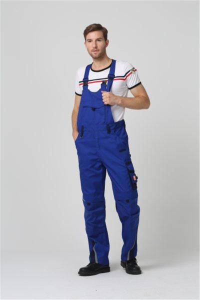 TC Fabric Work Bib Pants , 250gsm Light Weight Mens Work Apparel For Outdoor