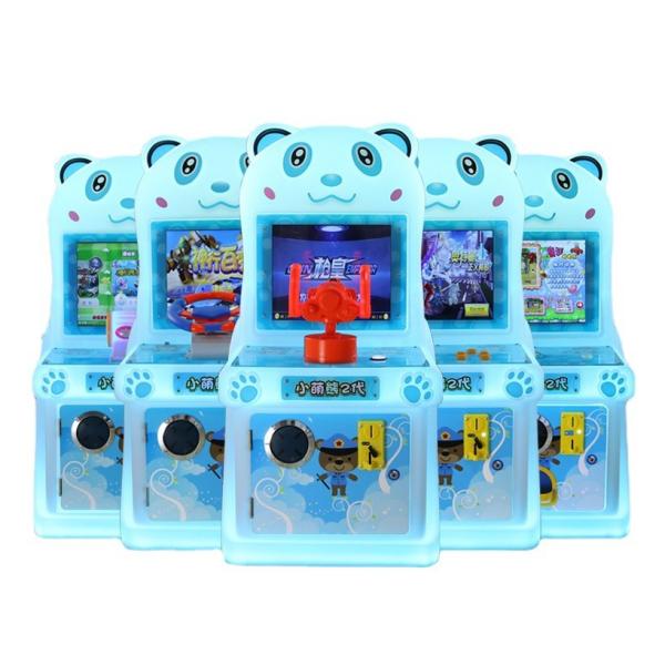 Kids Pusher Arcade Shooting Gun Game Machine Mini Arcade Machine Game Para Crianças 1 Jogadores