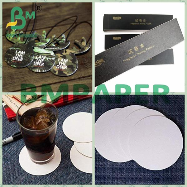 0.6 mm Pure White Absorbent Blotter Paper For Drink Coasters Or Testing Perfume 0.6 мм Чистая белая абсорбтивная бумага для напитков или испытаний парфюмерии