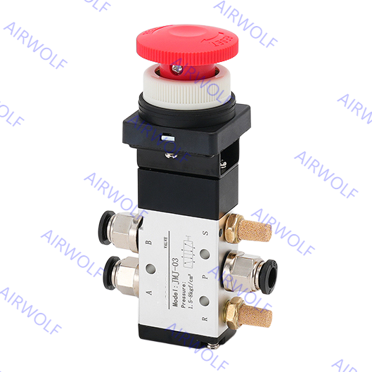 JMJ-00, JMJ-01, JMJ-02, JMJ-03 Sunrise JMJ Series 3/2 way Mechanical Manual Valves 1/4