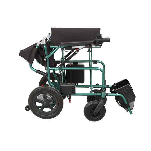 High Back Comfort Electric Wheelchair Lead Acid Battery 4 Wheel Scooter Portable Folding Electric Wheelchair