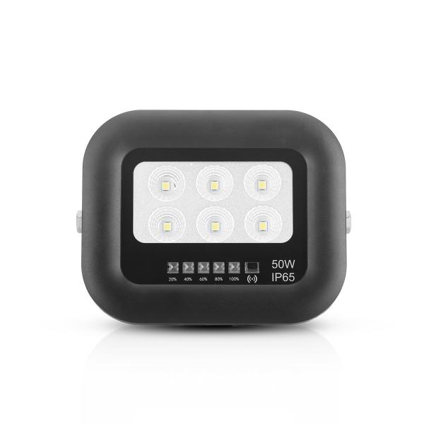 50 Watt LED Solar Light IP65 All-Black Monocrystalline Silicon Solar Panel