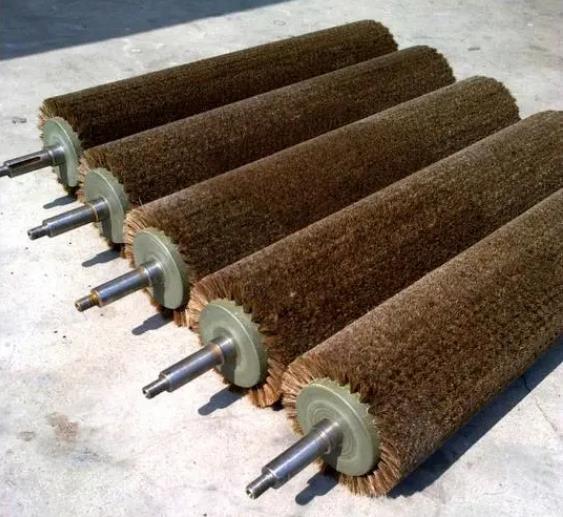 Customized Horsetail Cylindrical Brush For Food Processing Cleaning