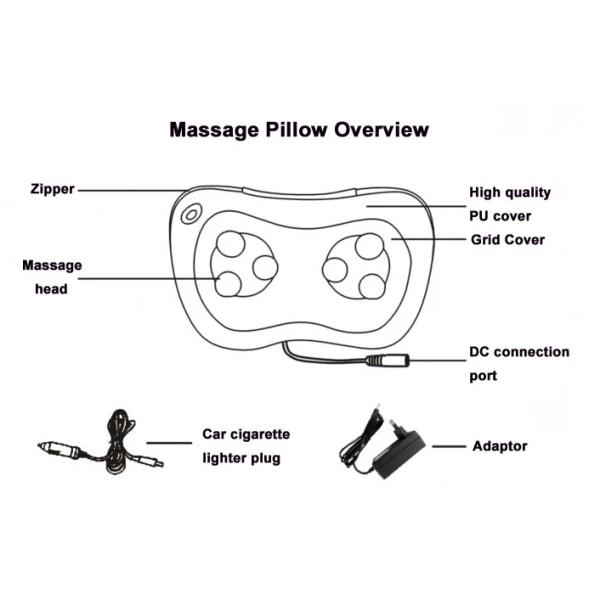 Shiatsu Shoulder Back Electric Massage Pillow With Heat Threapy Massage