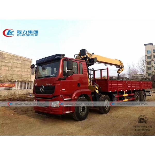 Shacman F3000 8x4 Truck Mounted Telescopic Boom Crane