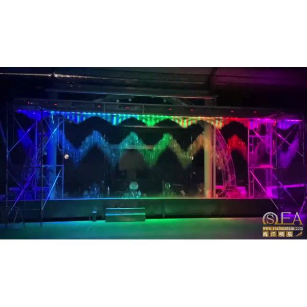 Stainless Digital Outdoor Water Curtain Musical Signal Control