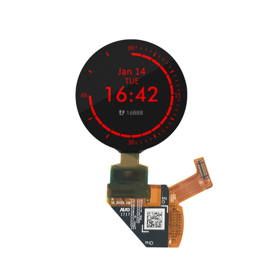 1.2 дюймовый круглый модуль дисплея OLED, разрешение 390x390, интерфейс Mipi IC W022