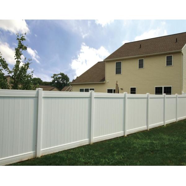 ПВХ личные ограждения Скрининг белый винил пластиковые ограждения личных панелей