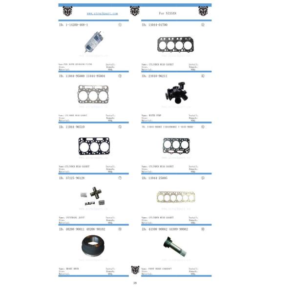 Japanese Truck Parts Gear Counter Shaft 32212-80g04 for Ud Qd32