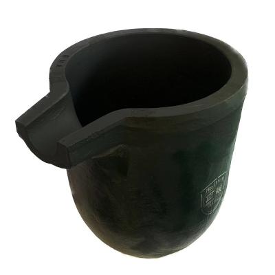 Smooth Finish Round Aluminum Melting Crucible High Temperature Resistance Crucible