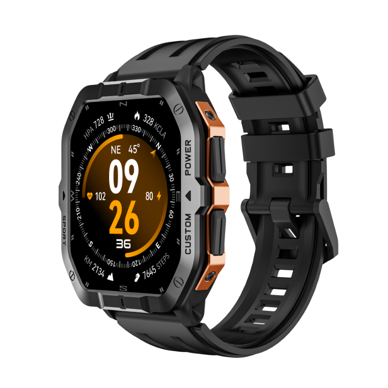 SHUANXIANG GPS Smart Watch C32 Pro 2ATM Waterproof TFT Display Touchscreen for 5-10 Days Battery Multisport Tracker