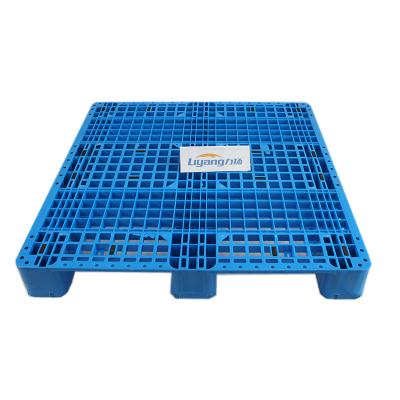 Pálete plástica resistente 1300x1100 do HDPE reversível da pálete da grade