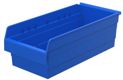 Logistic Shelf Stacking Bin Solid Box Design Warehouse Small Parts Storage Plastic Box For Small Part Organization