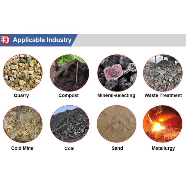 Solid Waste Garbage Trommel Drum Screen For Powder Liquid Particle