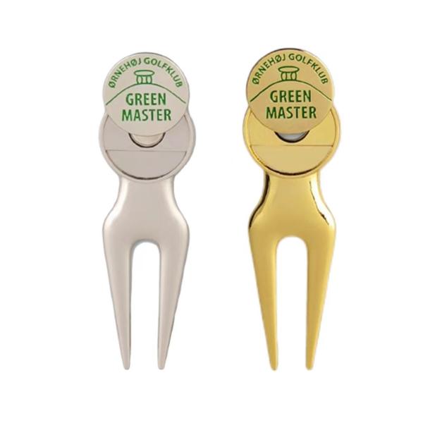 Chinese Supplier Multicolor Golf Club Sharpener Re-Grooving Tool Golf Divot Repair Tool Golf Divot Tool