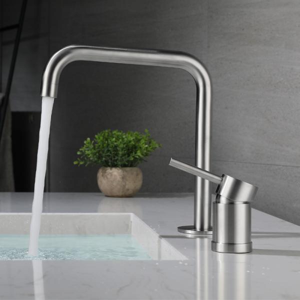 Anti Corrosion Bathroom SUS304 Stainless Steel Faucet Tap Concealed Ceramic Spool
