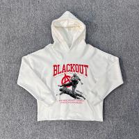 Custom Printing Or Embroidered Hoodie Screen Graphic Printed Oversized Boxy Pullover Cropped