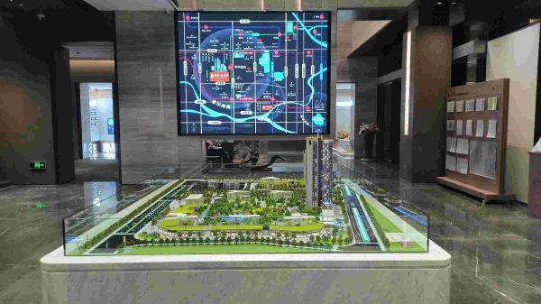 Residential Architectural Site Model Real Estate Scale Model 1:150