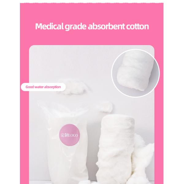 Link Free Cotton Wool Balls 500g Sterile Cotton Wool For Medical Makeup Removal
