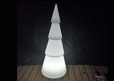 Árvore portátil do White Christmas da lâmpada de assoalho do diodo emissor de luz da bateria com iluminação de 16 cores