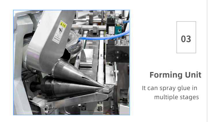 DYK7-S 4-Axis Full-Servo Cone Sleeve Forming Machine with 350 pcs/min Speed and ±0.1° Taper Accuracy