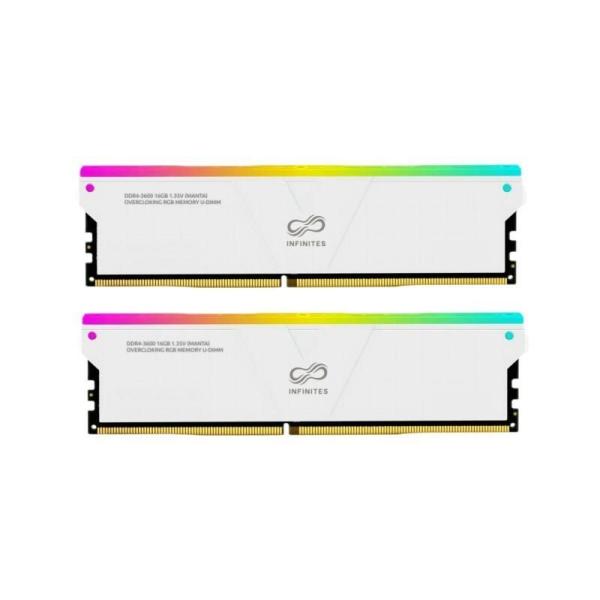 Solución de memoria Infinites DDR4 288pin 16GB 3600MHz Udimm PC-28800 1.35V No Ecc Gen 4 RGB Memoria de juego