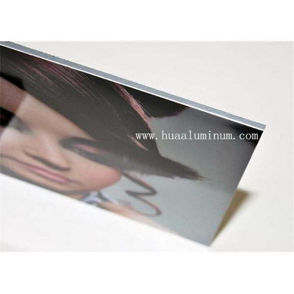 Outside 4x8 Aluminum Composite Sign Board Flat Surface For Gallery