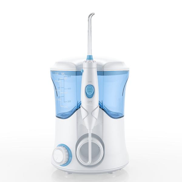 Água oral oral Flosser do cuidado de Irrigator da bancada da família com os bocais 7pcs