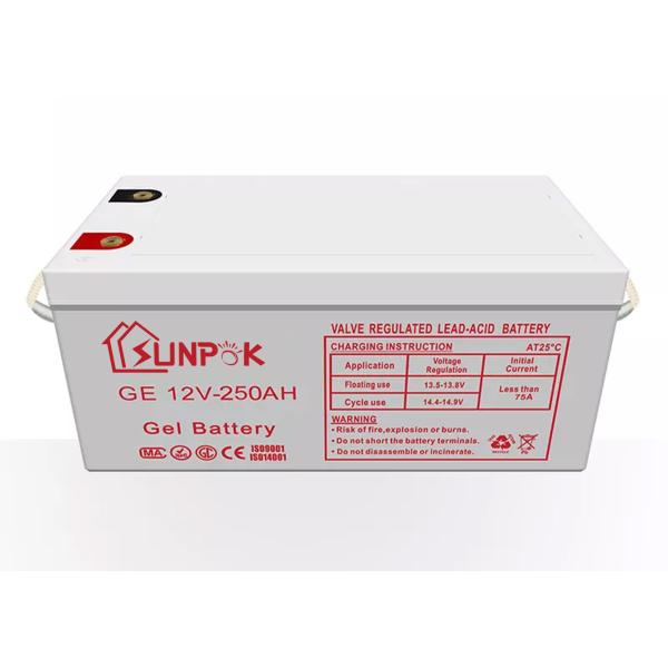 La batterie de gel du missile air-sol 12V a scellé la batterie solaire de