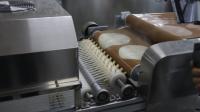 Linha de produção de alta velocidade industrial 3 - 20m/Min Alloy Steel Pita Roller 8 - 50mm da tortilha