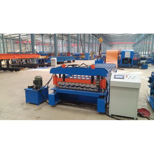 Professional IBR Metal Roofing Sheet Roll Forming Machine Double 0.6  Inch Chains