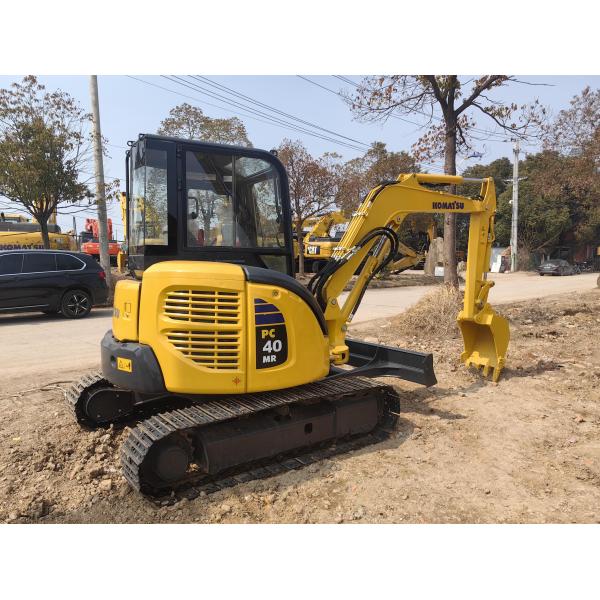 Importé 4 tonnes utilisé Komatsu Pc40 Crawler Mini Excavator moteur original