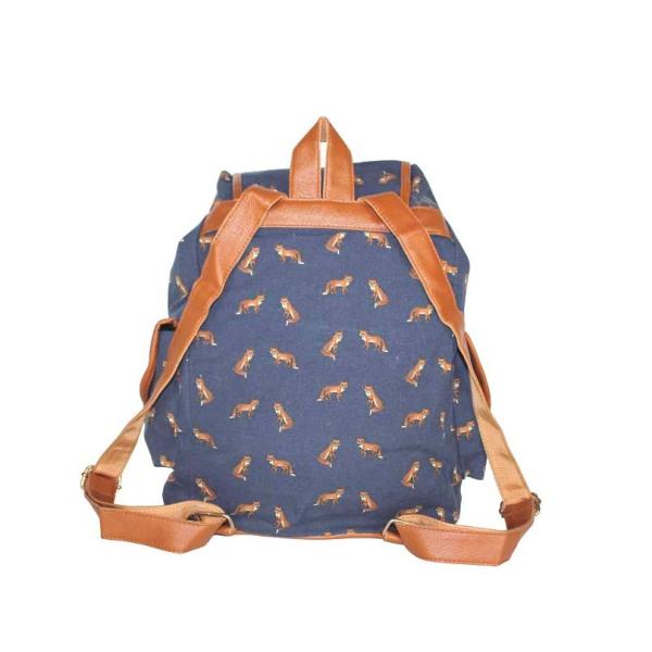 European and American 2016 autumn and winter fashion printing canvas shoulder bag leisure backpack Ms. Swallow