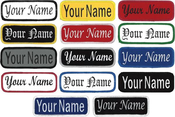 Name Patches Uniform Patches Work Shirt Patches Embroidered Patches Custom Logo Patches  Embroidery Patches Woven Patches Woven Hat Patches Embroidered Clothes Patches Fashion Logo Patches