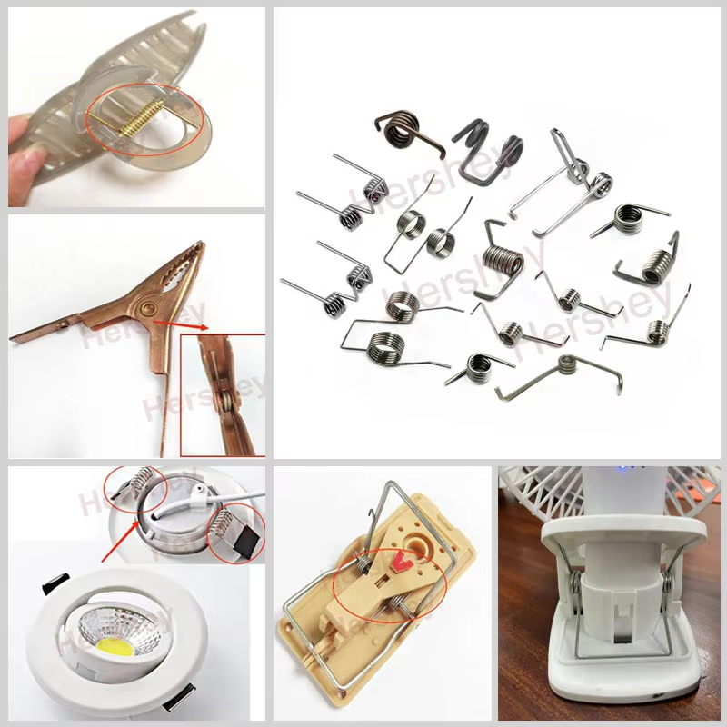 Multi Leg Custom Torsion Springs For Rapid Prototyping Of Complex Arm Length