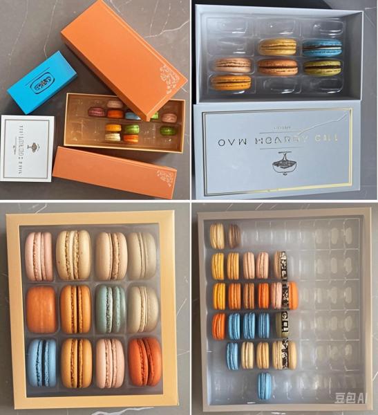 18g Snap-On Closure Plastic Macaron Packaging for Disposable Food Tray Closure Type