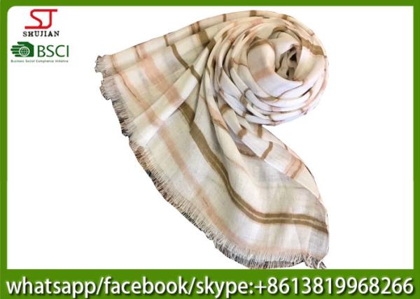 Manufacturer  pinstripe lightweigt infinity print scarf 60*180cm 100g summer spring shawl50%cotton 50%linen keep fashion