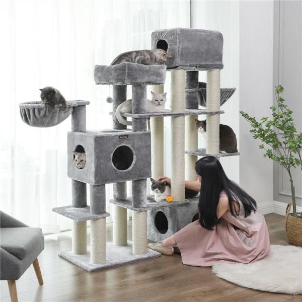 Slim Cardboard Songmics Cat Tree Toys XXL