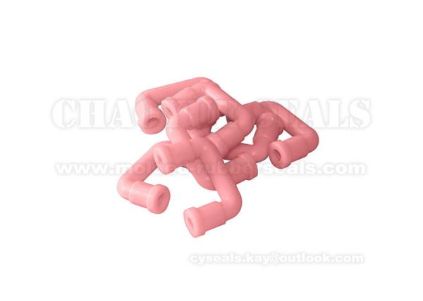 Double Blend Pink Silicone Rubber Tube Hose Chemical Resistant Inner Diameter 6 Mm