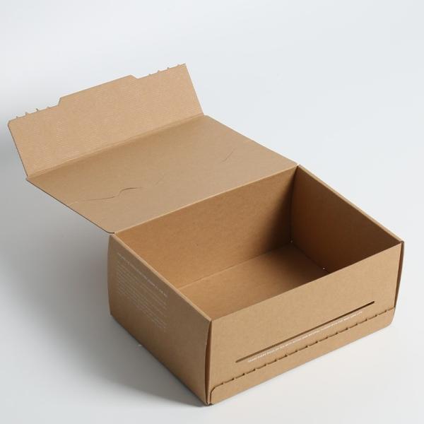 Custom Size Kraft Shipping Box For Cosmetic , Brown Craft Packaging Box Wholesale