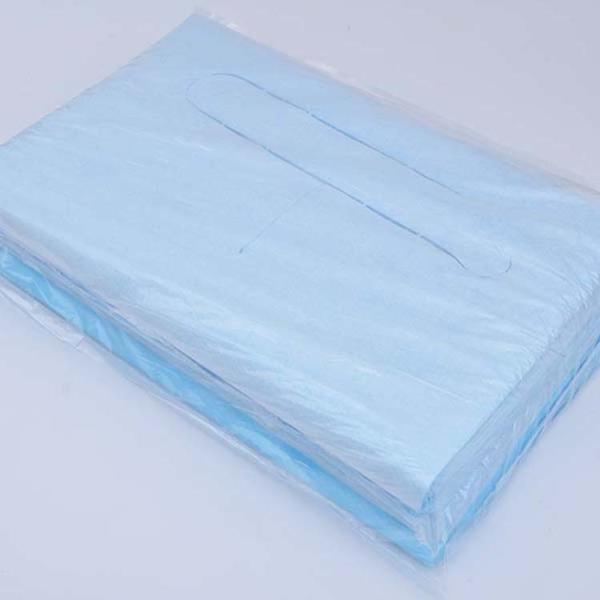 Disposable Bibs Hospital Adult Waterproof Disposable Medical Square Bibs