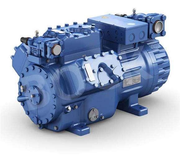 Sução Semi-hermético do hectograma dos compressores da cerveja preta forte R134a 6.76KW de HGX66e/1340-4 S gás-de refrigeração para o armazenamento frio congelado
