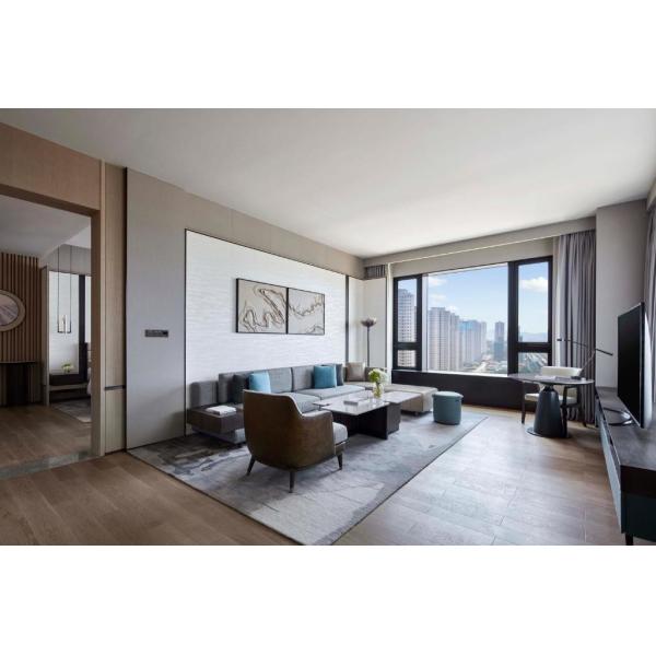 Дизайн облицовки древесины золы группы международного отеля Marriott упрощенный мебелью