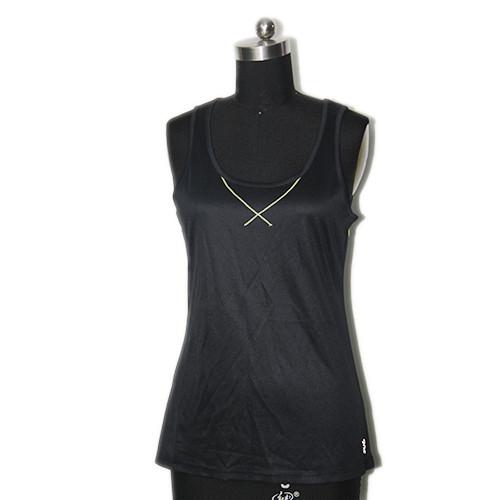 100% Polyester Running Tank Tops Ladies Outdoor Sport Clothes With Good Permeability